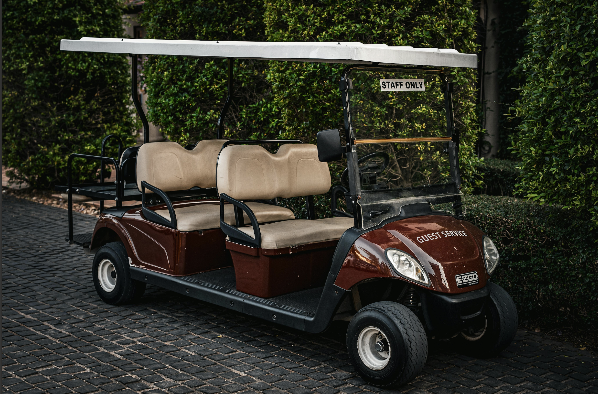 Rome City Drive With Golf Cart